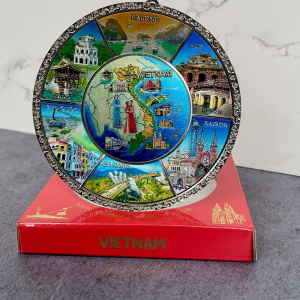 Đĩa dán cảnh nhỏ ( Bản Đồ)