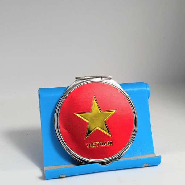 GƯƠNG TRÒN INOX (LÁ CỜ)
