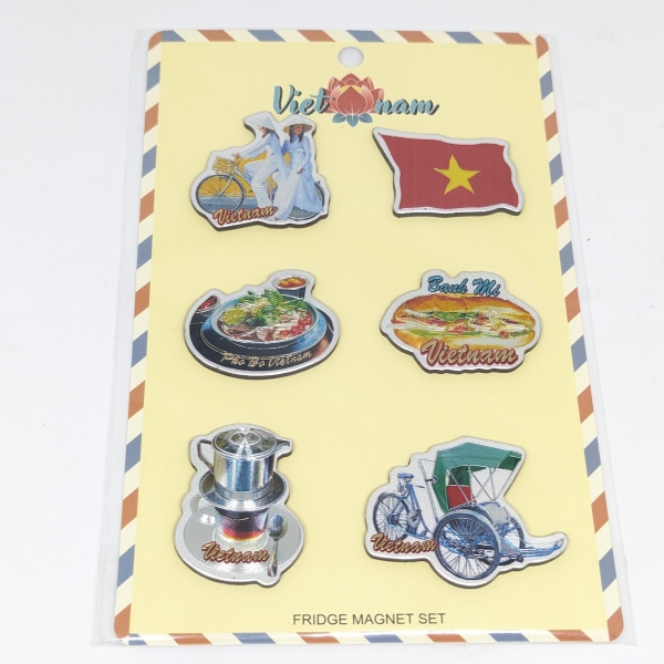 NAM CHÂM - HÍT DẺO THIẾC SET 6 (LÁ CỜ)