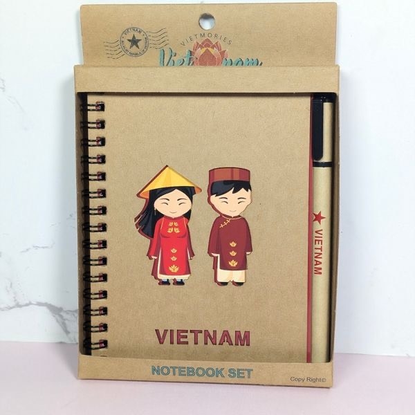 SỔ TAY GIẤY GỖ & BÚT (DÂU RỂ)