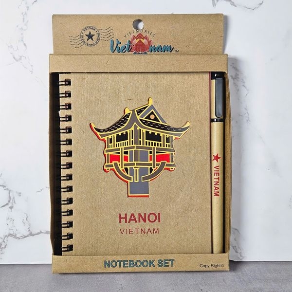 SỔ TAY GIẤY GỖ & BÚT (HÀ NỘI)